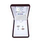 Aros Plata 925 Pasador Perla Morada - Miniatura 2