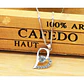 Collar Colgante Corazon con Circones Plateado - Miniatura 4