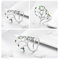 Anillo Plata 925 Arbol De la Vida Verde - Miniatura 3