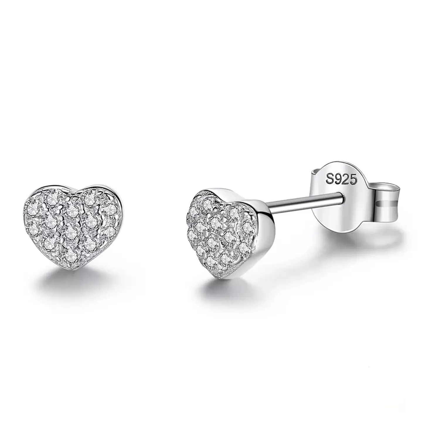 Aros Plata 925 de Corazon Circones 1