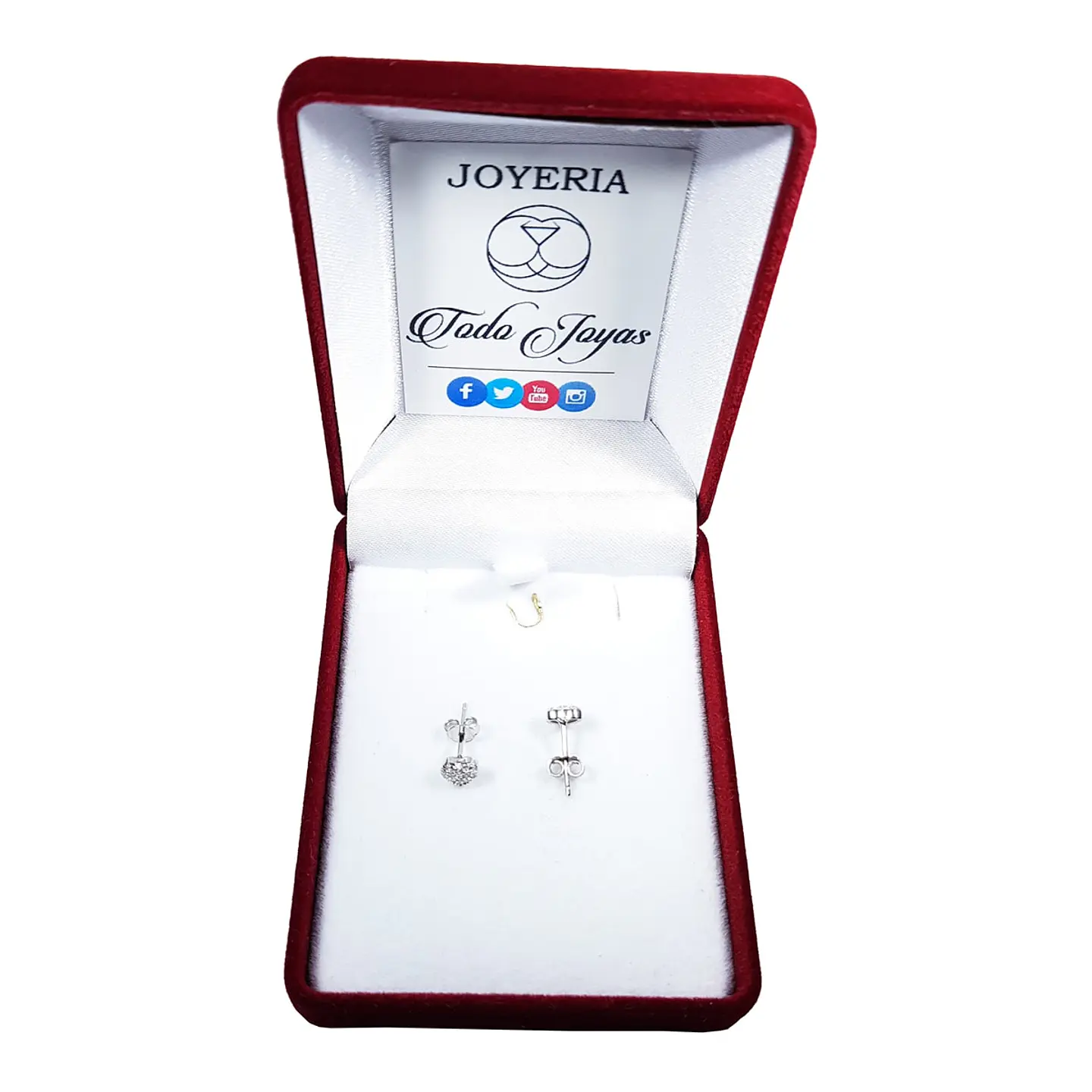 Aros Plata 925 de Corazon Circones 2