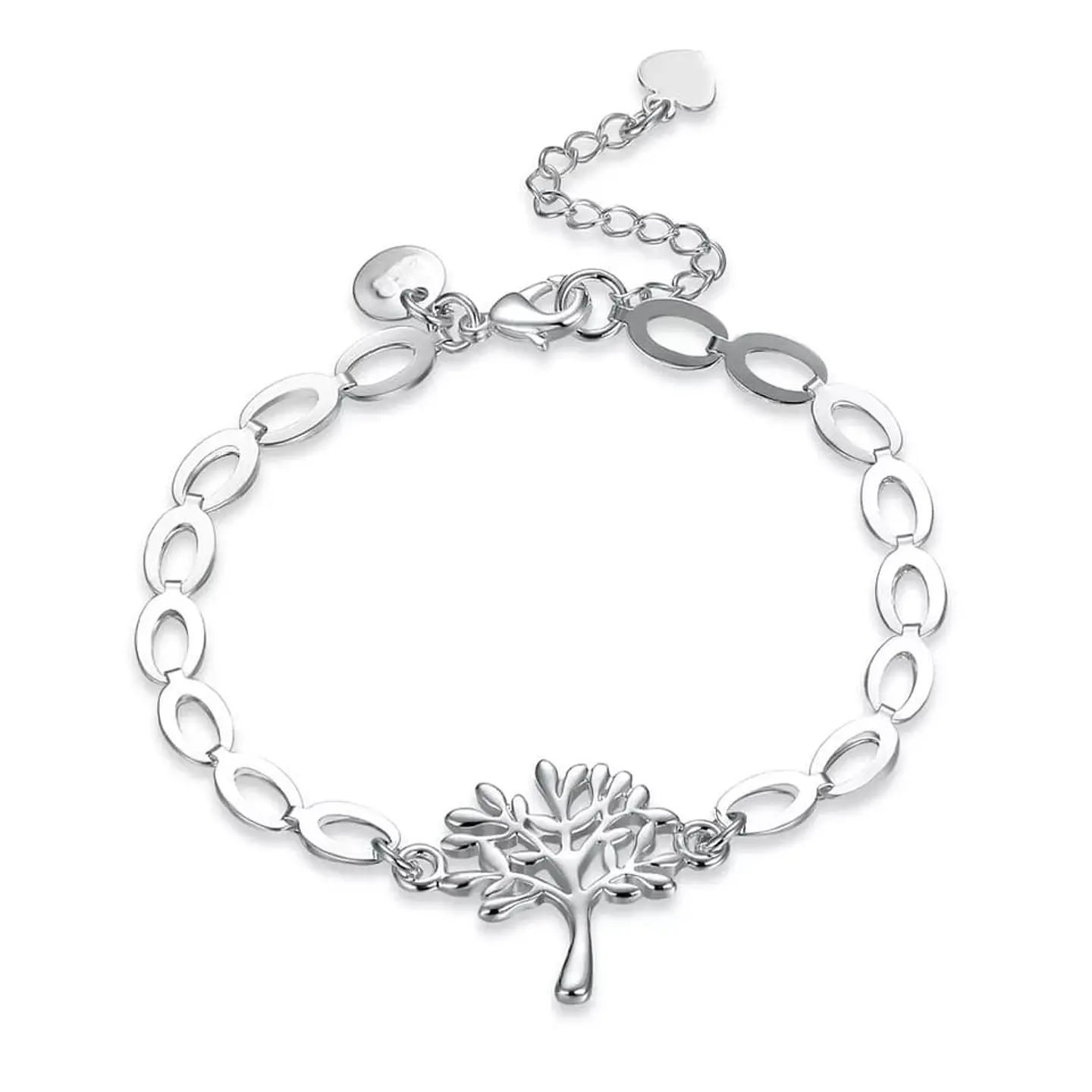 Pulsera Arbol de la Vida Plateada 1