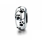 Charm Dije Plata 925 Separador Patitas Mascota - Miniatura 1