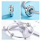 Charm Dije Plata 925 Separador Patitas Mascota - Miniatura 3