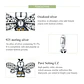 Charm Dije Plata 925 Abeja - Miniatura 5