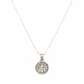 Collar Medalla San Benito Plateado - Miniatura 3