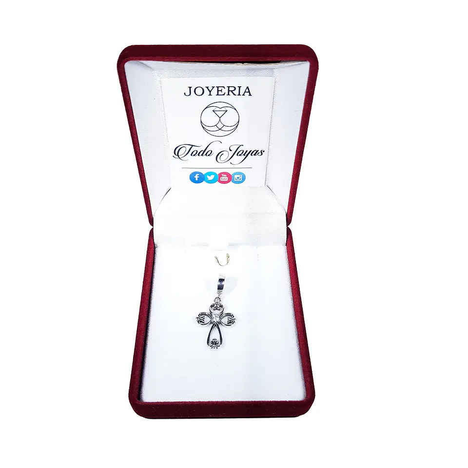 Charm Plata 925 Cruz Elegante 2