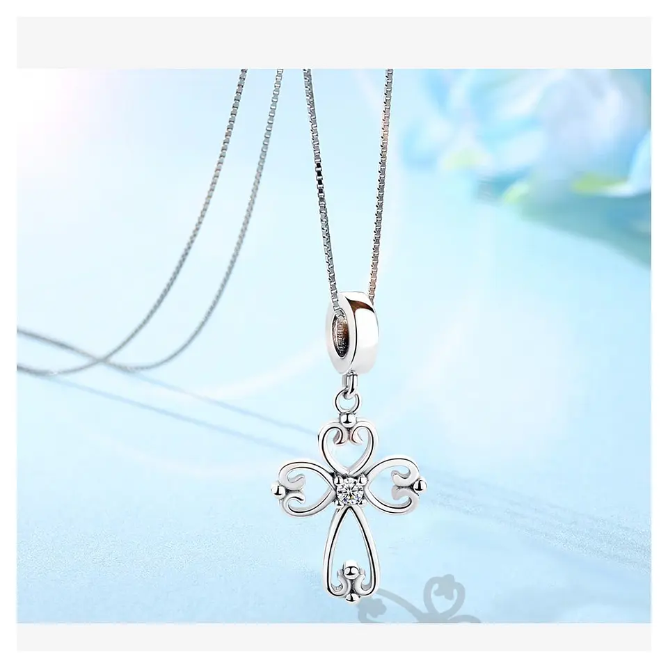 Charm Plata 925 Cruz Elegante 4