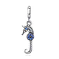 Charm Dije Plata 925 Caballito de Mar - Miniatura 1