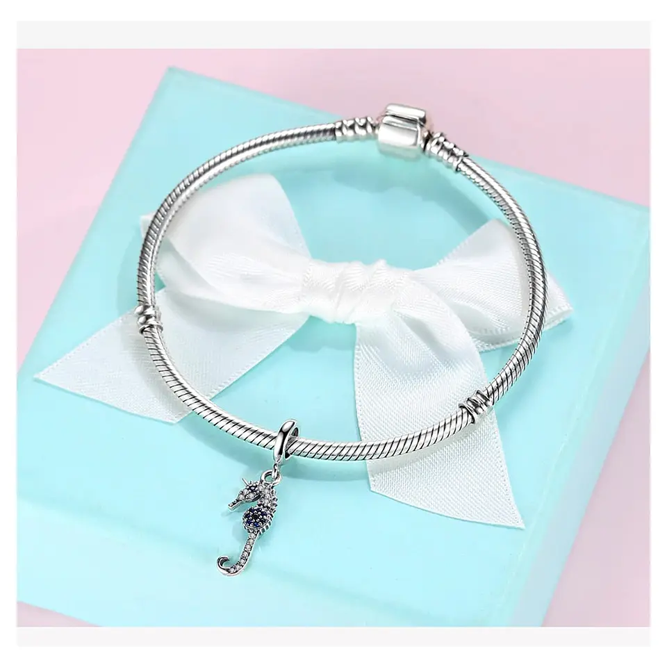 Charm Dije Plata 925 Caballito de Mar 3