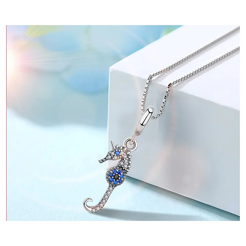 Charm Dije Plata 925 Caballito de Mar 5