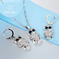Conjunto Buho con Circones Plateado - Miniatura 3