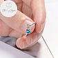 Anillo Estrella Azul Plateado - Miniatura 4