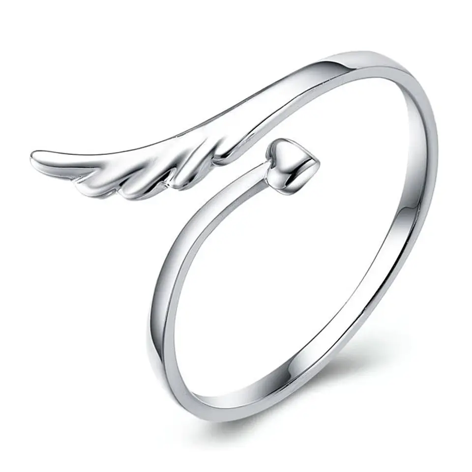 Anillo Ala Plateado 1
