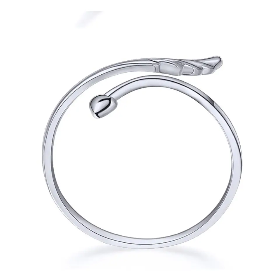 Anillo Ala Plateado 2