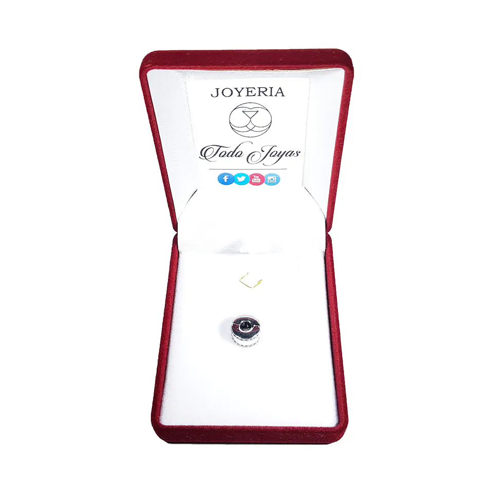 Charm Dije Plata 925 Clip Circones 2