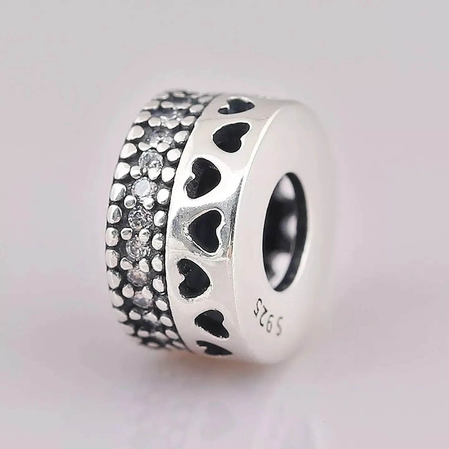 Charm Dije Plata 925 Separador Circular 4