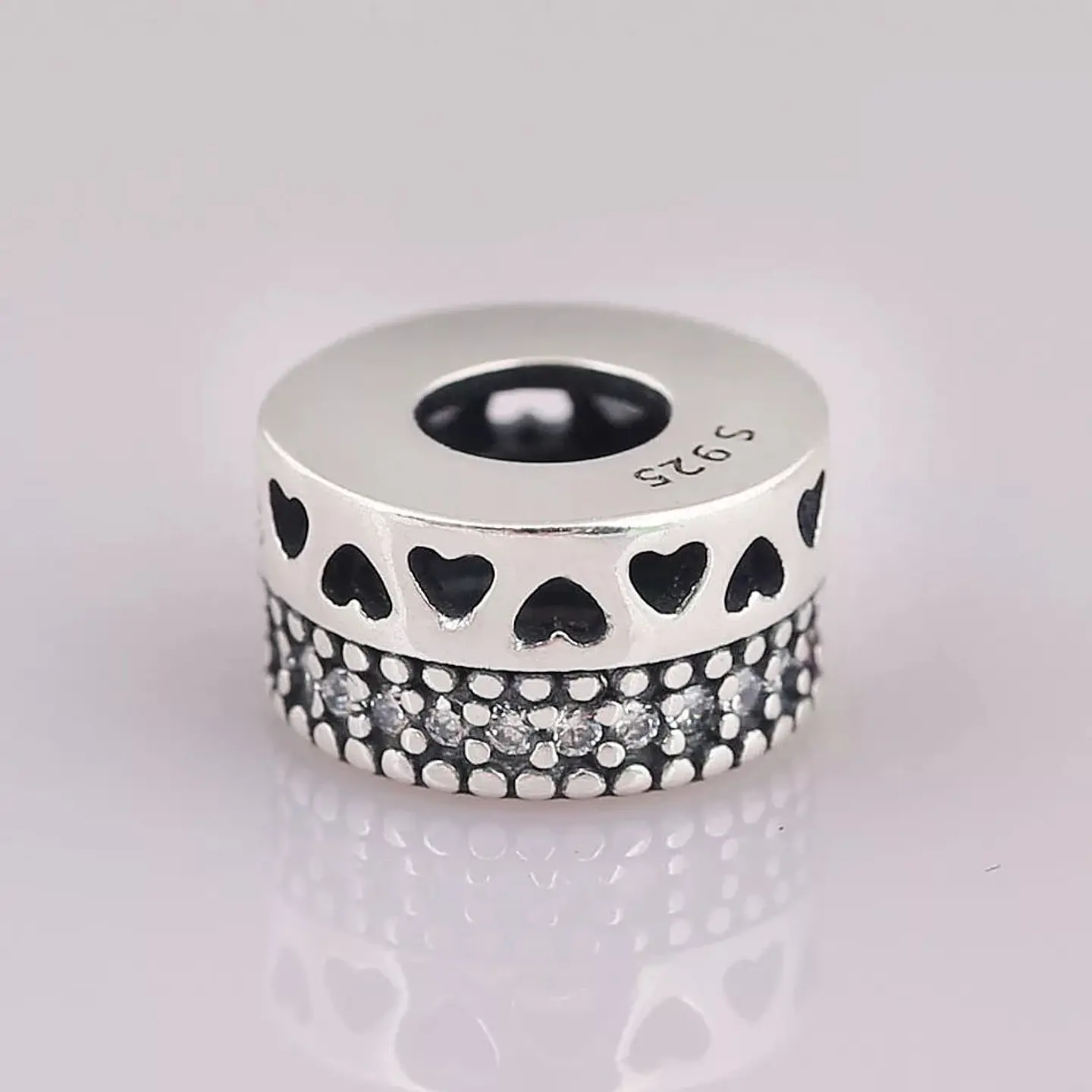 Charm Dije Plata 925 Separador Circular 5
