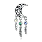 Charm Dije Plata 925 Luna Atrapasueños  - Miniatura 1