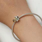 Charm Dije Plata 925 Osito con Girasol  - Miniatura 2