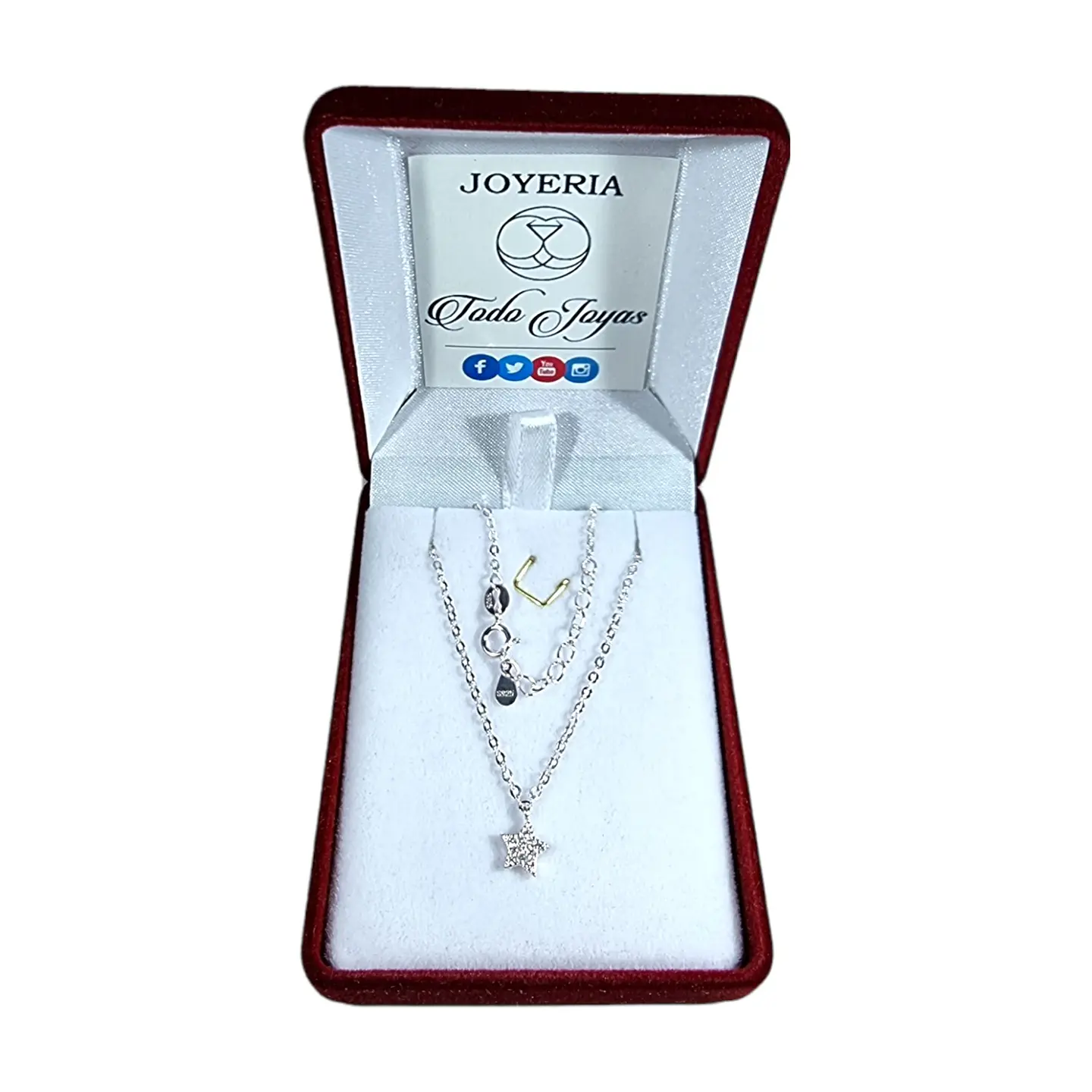 Pulsera Plata 925 Estrella Circones 2