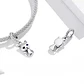 Charm Dije Plata 925 Gatito Ojos Azules  - Miniatura 2