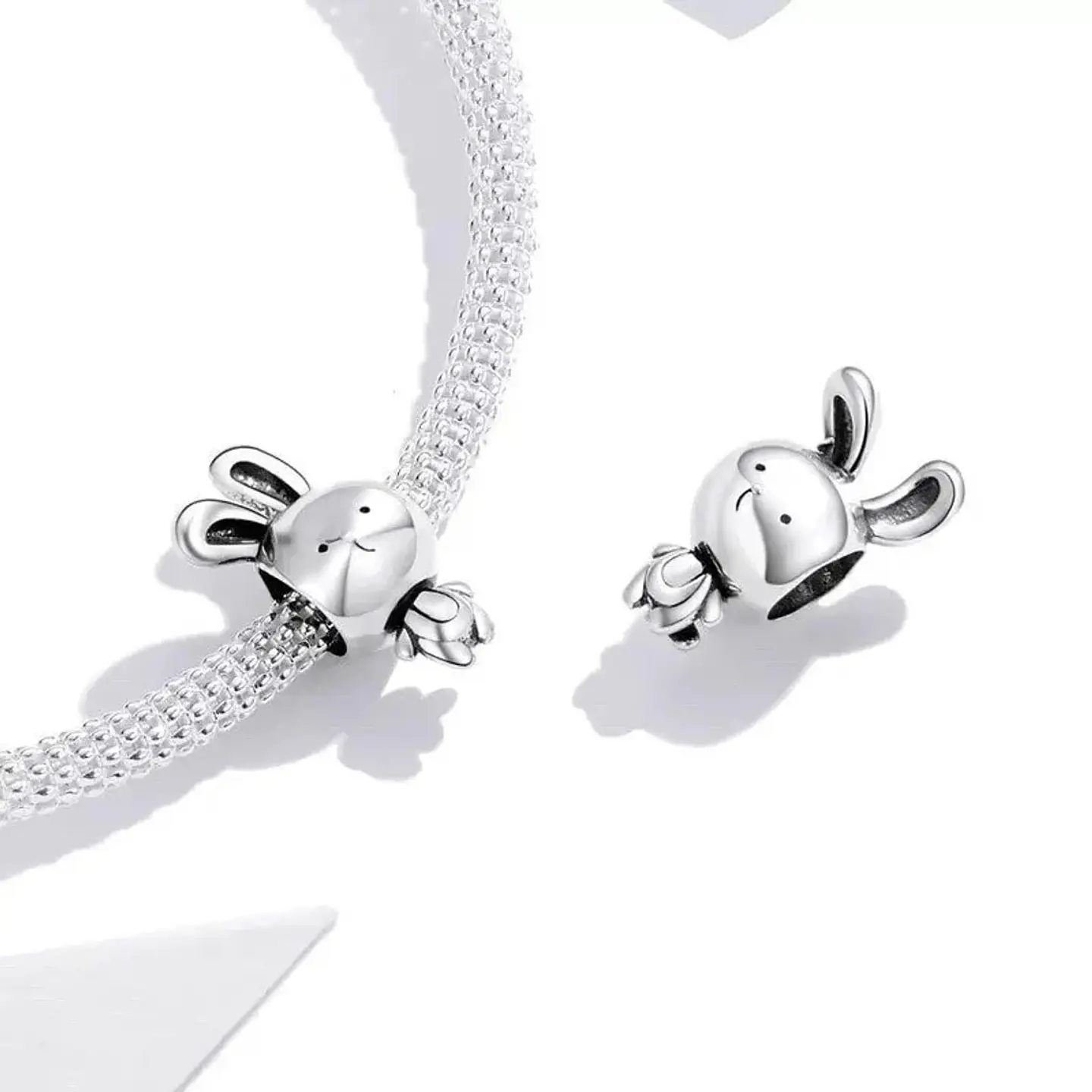Charm Dije Plata 925 Conejito Lindo 2