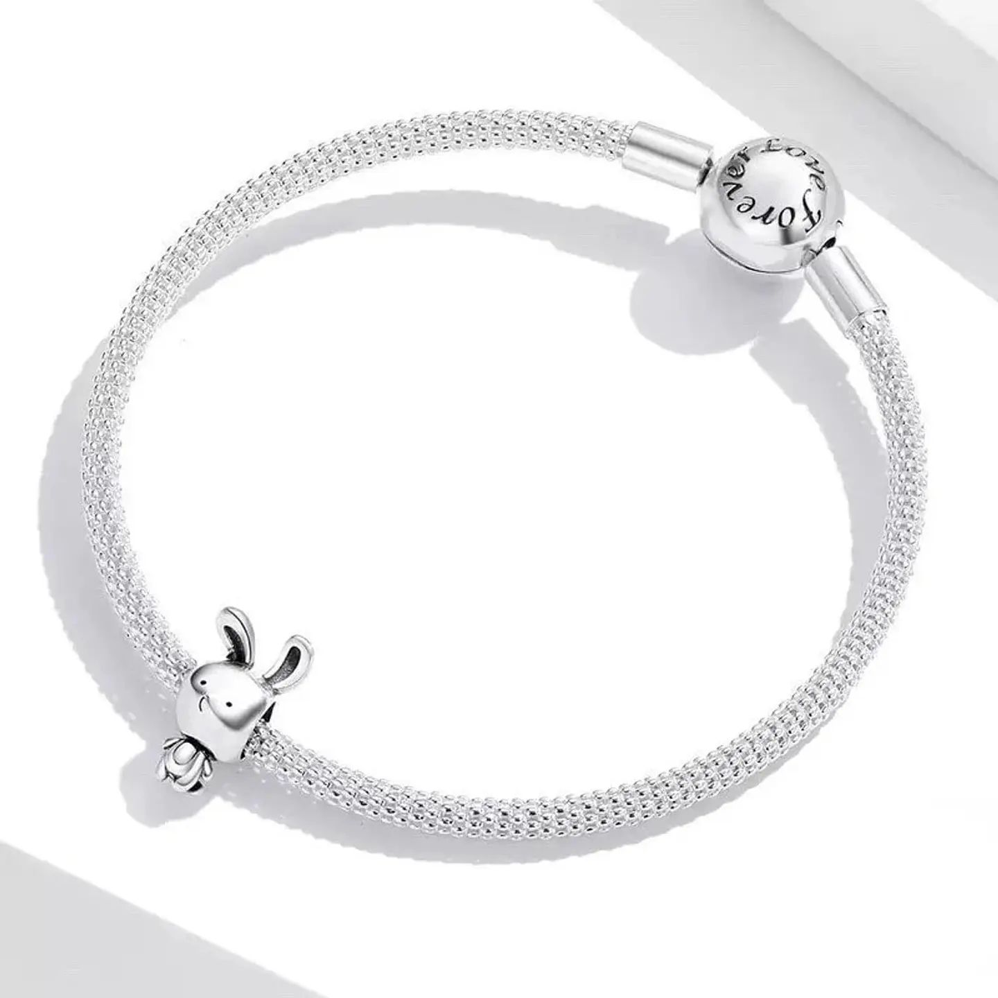 Charm Dije Plata 925 Conejito Lindo 3