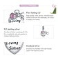 Charm Dije Plata 925 Corazon Loving Sister Infinito - Miniatura 5