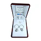 Aros Plata 925 Argolla Flor de Loto - Miniatura 2