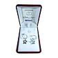 Aros Plata 925 Estrella Semi Argolla - Miniatura 2