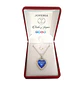 Collar Colgante Titanic Corazon del Oceano Azul - Miniatura 2