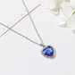 Collar Colgante Titanic Corazon del Oceano Azul - Miniatura 4