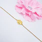 Pulsera Trebol de La Suerte Dorada Acero - Miniatura 3