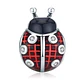 Charm Dije Plata 925 Mariquita Roja con Negro - Miniatura 1