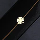 Pulsera Trebol de La Suerte Dorada Acero - Miniatura 5