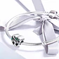 Charm Dije Plata 925 Corazon Arbol Verde - Miniatura 2