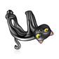 Charm Dije Plata 925 Gato Negro Colgante - Miniatura 1