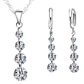 Conjunto Baston con Circones Plateado - Miniatura 1