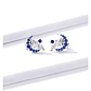 Aros Plata 925 Hada en Luna Azul - Miniatura 6