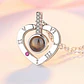 Collar Corazon Te Amo en 100 Idiomas Plateado - Miniatura 6