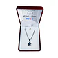 Collar Estrella Circon Azul Plateado - Miniatura 2