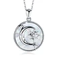 Collar Plata 925 Luna Sol y Estrella Nacar - Miniatura 1