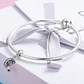 Charm Dije Plata 925 Luna y Estrellas Azul - Miniatura 2