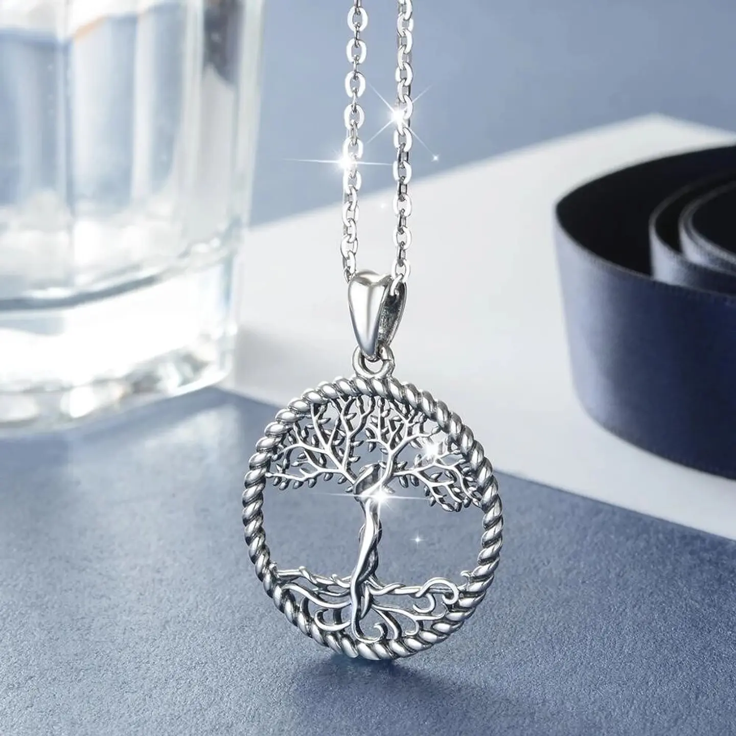 Collar Plata 925 Arbol de la Vida Tree 3