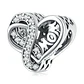 Charm Dije Plata Corazon Infinito Mom - Miniatura 1