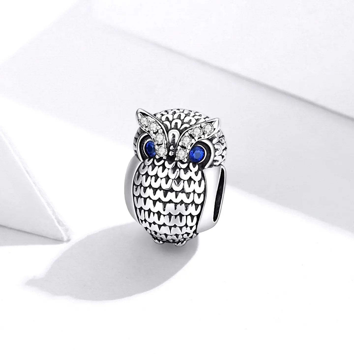 Charm Dije Plata 925 Buho Plateado 3