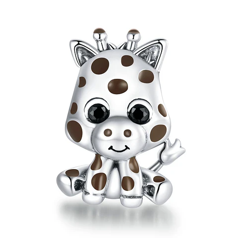 Charm Dije Plata Jirafa Bebe 