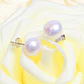Aros Plata 925 Pasador Perla Blanca - Miniatura 4