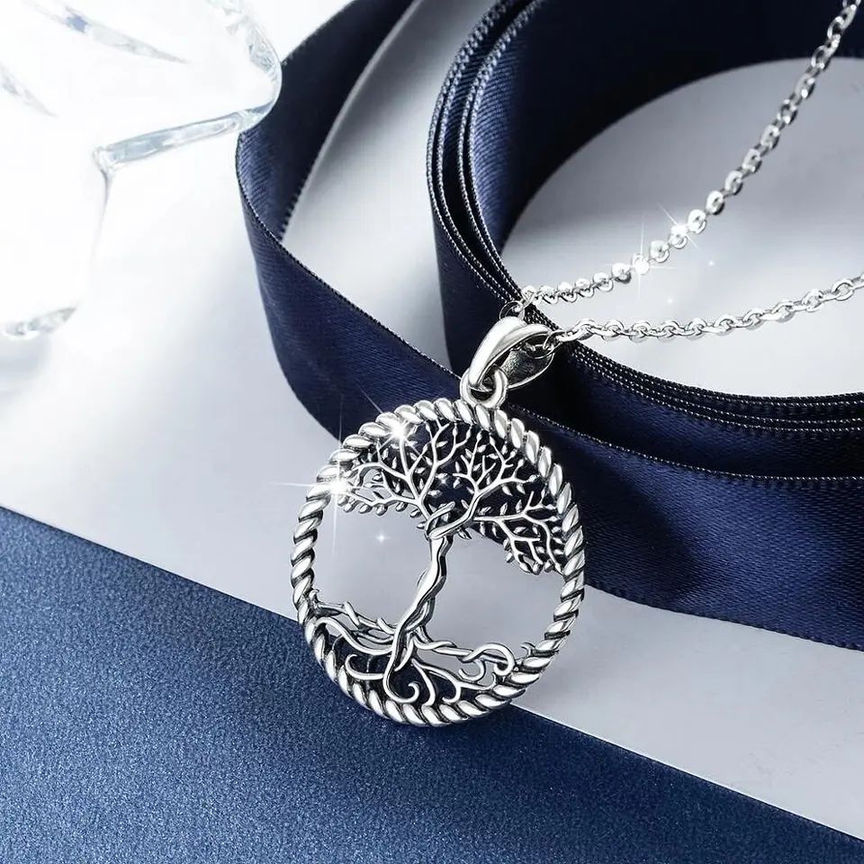 Collar Plata 925 Arbol de la Vida Tree 6